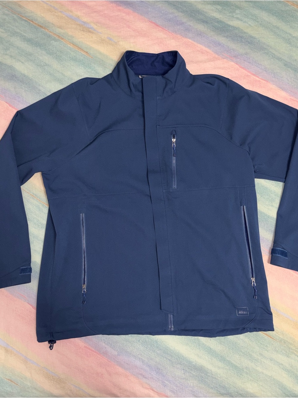 Rei Co-op Jacket Men's size 2XL Long Sleeve Full Zip Blue Jacket